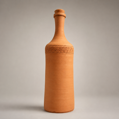 EcoSip Flow | Natural Terracotta Water Bottle | 1300ml