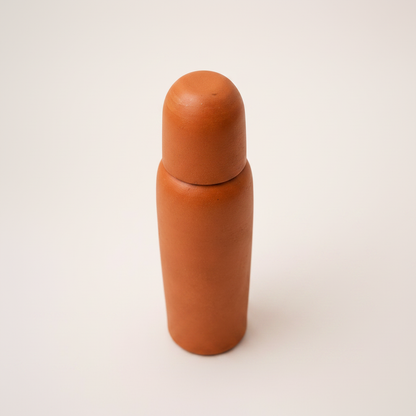 EcoSip Core | Natural Terracotta Water Bottle | 1000ml | upper-view